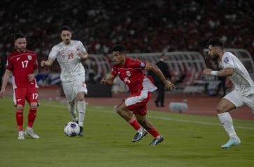 Pesona Kambuaya Lawan Bahrain Etos Kerja Brilian, Nyaris Buat Assist